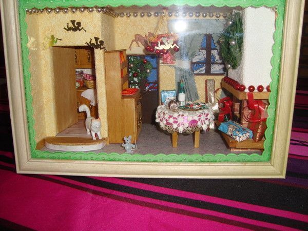 2ème vitrine miniature de noël - Le blog de licorne