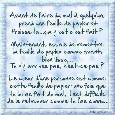 un petit message mignon